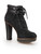 Tod's Black Leather Ankle Lace-Up Boots