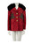Dolce & Gabbana Red Floral Jacquard Jacket