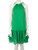 Zimmermann Green Ruffle Lace Sleeveless Dress