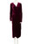 The Attico Purple Velvet Long Nightgown