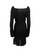 Missoni M Missoni Black Textured Knit Knee Length Dress