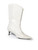Anine Bing White Leather Studded Reagan Boots