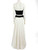 Honayda S/S23 Black & White Strapless Pleated Gown