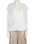 Helmut Lang White Draped Top