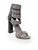 Brunello Cucinelli Grey Beaded Leather Sandals