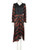Isabel Marant Black Abstract Long Sleeve Dress