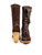 Chloé See by Chloé Brown Suede Lace Up Wedged Boots