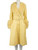 Saks Potts Yellow Leather Foxy Shearling Coat