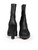 Prada Black Nubuck Leather Heeled Boots