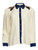 Gucci Women's Crepe Bee Applique Detail Button Down Bow Tie Shirt, Size 16 UK, Ecru Silk