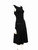 Sandro Black Fine Knitted Midi Dress