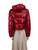 Moncler Red Hooded Puffer Goose Down Coat