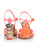 Sophia Webster Orange Heeled Jelly Sandals