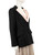 Carolina Herrera Black Wool Satin Lapel Tuxedo Jacket