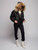 Moncler Women's Puffer Jacket, Size 10 UK, Black Polyamide