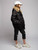 Moncler Hooded Puffer Jacket, Size 16 UK, Black Polyamide