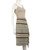 Isabel Marant Grey Wool Striped Tassel Wrap Skirt