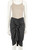 Isabel Marant Isabel Marant Etoile Grey Marl Ruched Detail Knee-Length Skirt