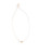 Tiffany & Co. Diamond 18K Gold Modern Open Round Key Pendant Necklace