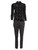Prada Women's Patterned Top & Pant Set, Size 8 UK, Grey Silk