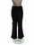 Roland Mouret Black Mid-Rise Tailored Flared Trousers