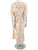 Victoria Beckham Ecru Chain Print Batwing Midi Dress