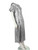 Christopher Kane Silver Snakeskin Sequin Midi Dress