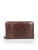 Brunello Cucinelli Brown Lizard Leather Zip Clutch Bag