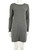 Loro Piana Grey Cashmere Houndstooth Mini Dress