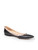 Valentino Black Leather Rockstud Pointed-Toe Flats