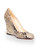 Christian Louboutin Brown Python Ron Ron Wedge Pumps