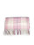 Burberry Pink Alpaca Tartan Pattern Scarf