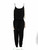 Theory Black Sleeveless Wrap Jumpsuit