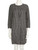 Max Mara Weekend Max Mara Grey Printed Check Mid-Length Coat