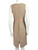 Max Mara Max Mara Studio Brown Wool Bow Detail Midi Dress
