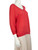 Brunello Cucinelli Red Beaded V-Neck Jumper