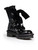 Alexander McQueen Black Patent Lace-Up Combat Boots