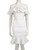 Alexander McQueen White Ruffle Lace Skirt Set