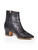 Chanel Black Leather Ankle Point Toe Boots
