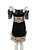 Dolce & Gabbana Black Sleeveless Lace Pattern Dress