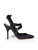 Manolo Blahnik Black Strappy Pointed Toe Heels