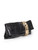 Jimmy Choo Black Snakeskin Embellished Clutch