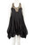 All Saints Black Embellished Neck Puffball Dress