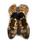 Roberto Cavalli Brown Leopard Print Pony Hair Boots