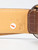 Tod's Brown Leather Croc Embossed Belt