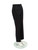 Escada Black Wool Logo Charm Detail Trousers