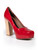 Marni Red Patent Square Toe Platform Pumps Marni Red Patent Square Toe Platform Pumps