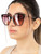 Tom Ford Ani Pink Gradient Cat Eye Sunglasses