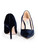 Prada Navy Velvet Pointed-Toe Pumps