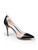 Gianvito Rossi Black Leather & PVC Plexi Pumps